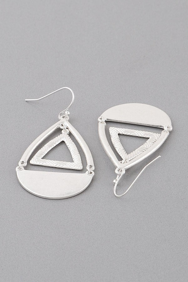Triangle Teardrop Earrings